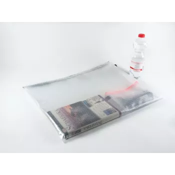 FolderSys A3 Dokumenten-Reißverschlusstasche transparent PVC