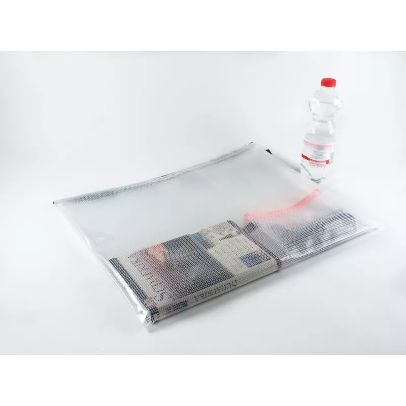 FolderSys A3 Dokumentenbeutel mit Reißverschluss Transparent PVC