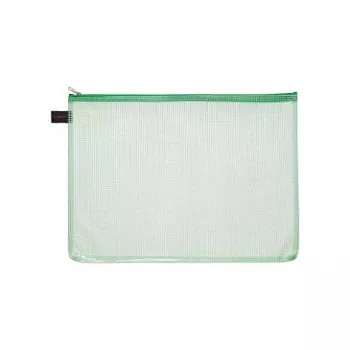 Foldersys 10 A4 Zipper Bags Transparent
