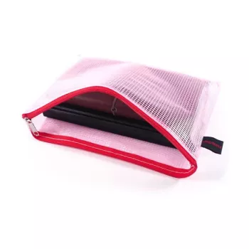 FolderSys 10 A5 Dokumenten-Reißverschlusstaschen - transparentes PVC