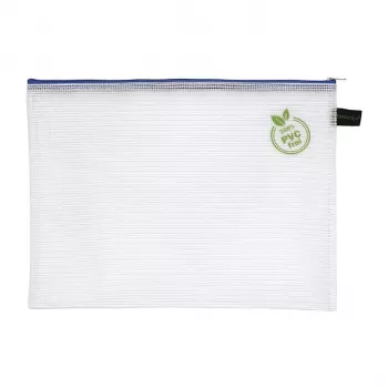 Foldersys A4 Reißverschluss-Dokumententasche transparent PVC