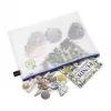 Foldersys A4 Reißverschluss-Dokumententasche transparent PVC