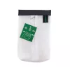 FolderSys SnapBag DIN A6 klar transparente PVC-freie Dokumententasche mit schwarzer Naht