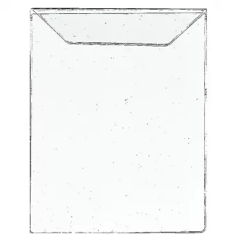 Foldersys 10 Selbstklebende Taschen Glatt Transparent