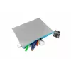 FolderSys A4 Reißverschlussbeutel Grau Opaque Vlies PP 270 x 350 mm