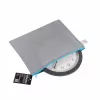 FolderSys A4 Reißverschlussbeutel Grau Opaque Vlies PP 270 x 350 mm