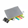 FolderSys A5 grauer blickdichter Reißverschlussbeutel aus Vlies-PP 190 x 255 mm