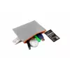 FolderSys Zipper-Beutel A6 grau opak Vlies-PP 125 x 180 mm