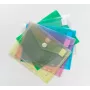 FolderSys 10 Dokumentenhüllen DIN A5, farbig sortiert, genarbt, 0,20 mm