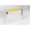 FolderSys Dokumenten-Reißverschlussbeutel A5 Transparent/Gelb 0,28 mm 1 Stk.