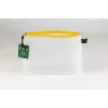 FolderSys Dokumenten-Reißverschlussbeutel A5 Transparent/Gelb 0,28 mm 1 Stk.