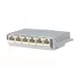 METZ CONNECT BTR E-DAT C6 6x8 AP Distributor Patch Panel - CAT 6 - STP - Grau - 1U - 19 Zoll