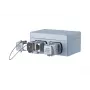METZ CONNECT E-DAT Industry IP67 V5 2-Port Aufputz-Netzwerkdose, Aluminium, Grau (1401060320ME)