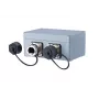 METZ CONNECT 1401010620ME industrielle Ethernet-Anschlussdose, grau, Metall, IP67, 124x78x57 mm