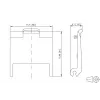 METZ CONNECT Keystone-Modulabdeckung Schwarz ABS 10er-Pack