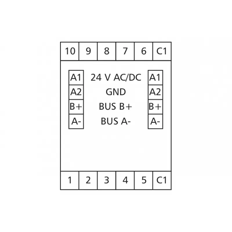 METZ CONNECT BMT-DI10 BACnet MS/TP Digitales Eingangsmodul 10 Eingänge