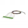 METZ CONNECT OpDAT LC/APC Pigtail OS2, 12 Farben, Packung mit 12 Stück