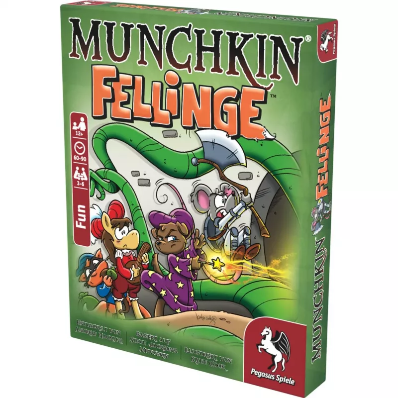 Pegasus Spiele Munchkin Fellinge (Demented Dungeons) Erweiterung Kartenspiel