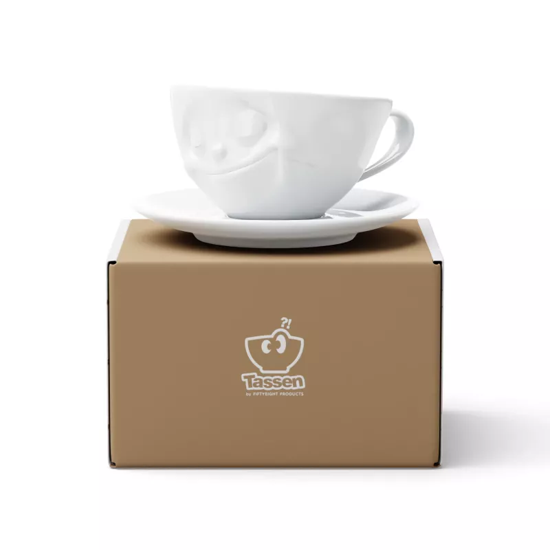 FIFTYEIGHT PRODUCTS FIFTYEIGHT Coffee Mug 200ml - Happy White
