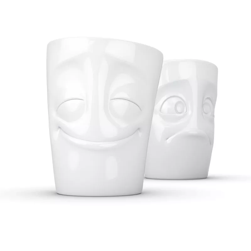 FIFTYEIGHT PRODUCTS FIFTYEIGHT 350ml Tasse - Amused & Bewildered Weiß