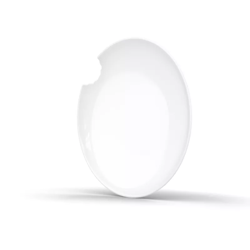 FIFTYEIGHT PRODUCTS FIFTYEIGHT 2 Deep Plates with Bite Ø 24 cm White