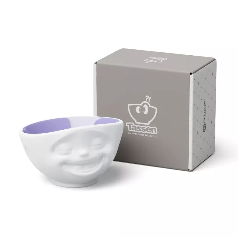 FIFTYEIGHT PRODUCTS Schale 500ml - Laughing Face Inside Lavender