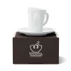 FIFTYEIGHT PRODUCTS Espressotasse mit Henkel 80ml - Cheerful White