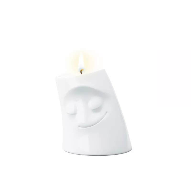 FIFTYEIGHT PRODUCTS FIFTYEIGHT Candle Snuggle CUDDLY kleiner Kerzenhalter Weiß