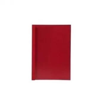LMG LMG-BMDLM-RO-R2 Thermobindemappen, Ledernarbung, rot, 2 mm, 50 Stück