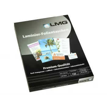 LMG Laminierfolien glänzend für Kleinformat 100 Stück
