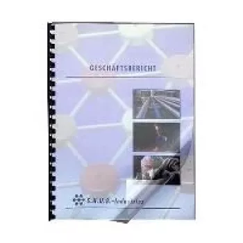 LMG Signaltechnologie 100 Premium Transparente Bindemappen-Deckblätter A4 (UMT020T)