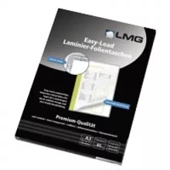 LMG Easyload Laminierfolien A3 glänzend, 80 Mikron, 100 Stück