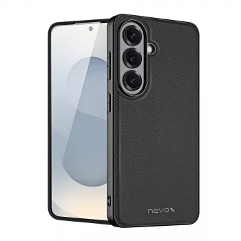 Nevox StyleShell NYLO Case für Samsung Galaxy S26, Schwarz