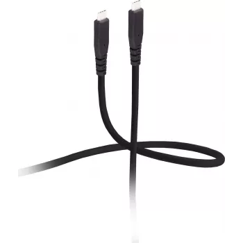 ShiverPeaks Flexline USB-C auf USB-C Kabel 3.2 Gen 2x2, TPE, 2,5m, Schwarz