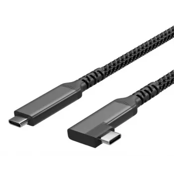 S CONN S/CONN maximum connectivity USB-C Ladekabel USB-C auf USB-C 3.2 100W PD Textil 90° - Kabel - Digital/Daten