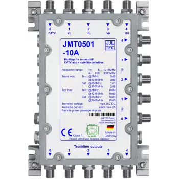 Jultec JMT0501-10A Multi-Tap Verteiler, 5 Abzweige, passiv, 10 dB