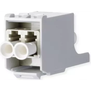 METZ CONNECT OpDAT LC Duplex Multimode Modul, Keramikferrule, Beige