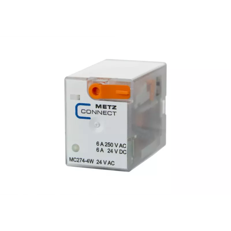 METZ CONNECT BTR NETCOM Industrierelais 4PDT 24VAC 7A Steckrelais 110017101407