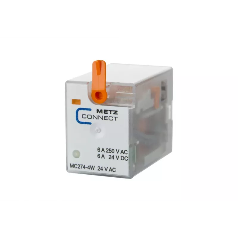 METZ CONNECT BTR NETCOM Industrierelais 4PDT 24VAC 7A Steckrelais 110017101407