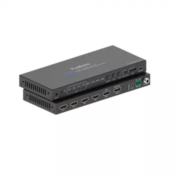 PureLink 4x1 HDMI 2.1 Switch - 48Gbps - 8K 60Hz 4:2:0 12-bit Audio De-Embedding und KVM Switch - 4-Port