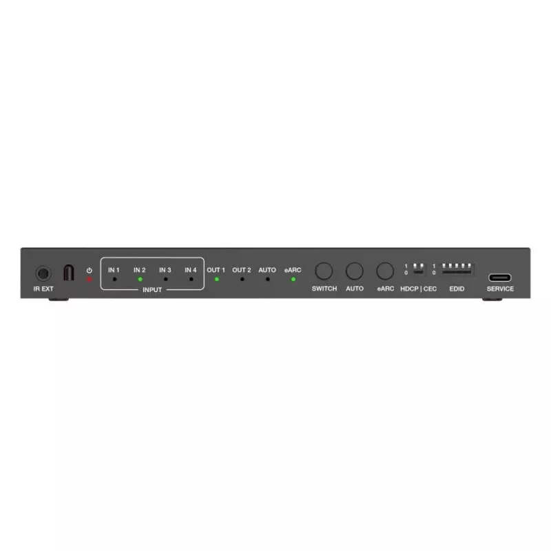 PureLink 4x1 HDMI 2.1 Switch - 48Gbps - 8K 60Hz 4:2:0 12-bit Audio De-Embedding und KVM Switch - 4-Port