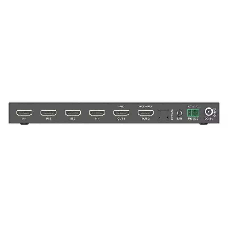 PureLink 4x1 HDMI 2.1 Switch - 48Gbps - 8K 60Hz 4:2:0 12-bit Audio De-Embedding und KVM Switch - 4-Port
