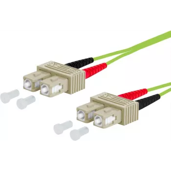 METZ CONNECT OpDAT Patchkabel SC Duplex/SC Duplex OM5, 2,0 m