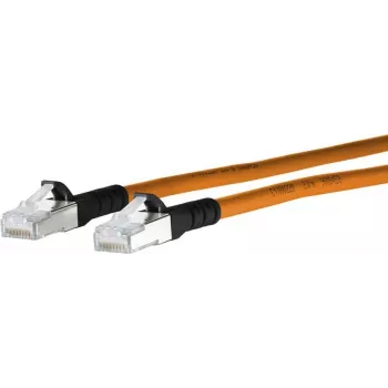 METZ CONNECT RJ45 Cat.6A Patchkabel 5 m S/FTP LSHF Orange 1308455001-E