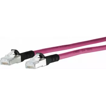 METZ CONNECT Cat.6A Patchkabel 1308455002-E, violett, 5 m