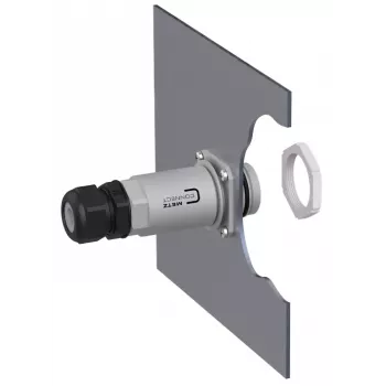 METZ CONNECT MCO IP69k Schutzklemmgehäuse-Set für Außenanwendungen, Wand-/Gehäusedurchführung, 14040100-E