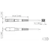 METZ CONNECT 1509QKEA002C-E SC/PC OS2 Singlemode-Pigtail 2m Grün 20 Stück