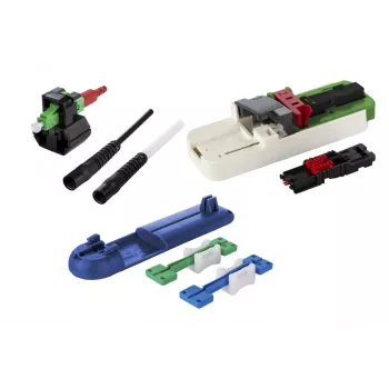 METZ CONNECT 1509QKJA002C-E LC Duplex OS2 Single-mode Patchkabel Grün 20er-Pack