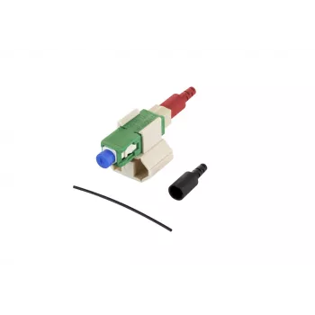 METZ CONNECT 1509QAEA0010-E SC OS2 Singlemode Green Field Assembly Connector 10 Stück