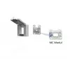 METZ CONNECT Unterputzgehäuse IP44 2 Port für MC Modul Grau - Zubehör Netzwerk